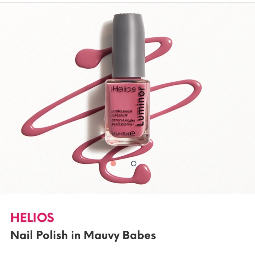 ‼️CLEARANCE 10 for $10‼️ Helios nail polish mauvy babes